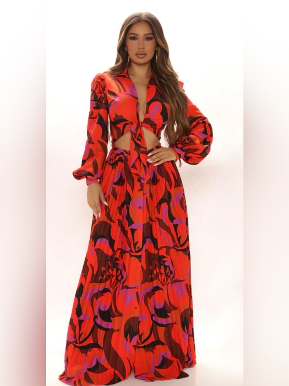 L’atiste Wonderful Adventure Maxi Dress, Size Small